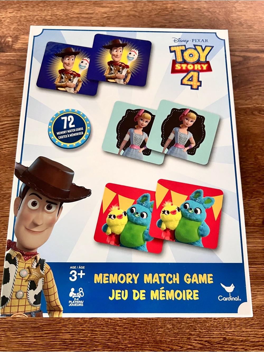 Kids Disney Pixar Toy Story 4 Memory Match Game